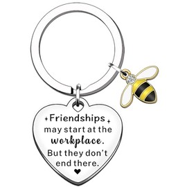 TTOVEN Friendship Keyring Gifts Friend Brithday Christmas Graduation Presents