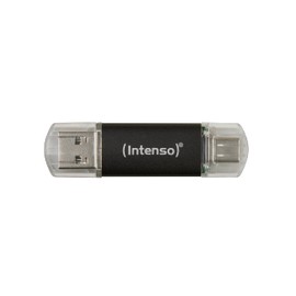 Intenso Twist Line 64 GB, Dual USB 3.2 Gen 1x1, USB-C and USB-A, 70 MB/s, Anthracite