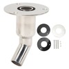 22mm Thru Hull Exhaust Skin Fitting Socket 316 Stainless Steel