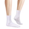 YUEDGE Women's Dress Socks Breathable Cotton Socks Thin Black Sock