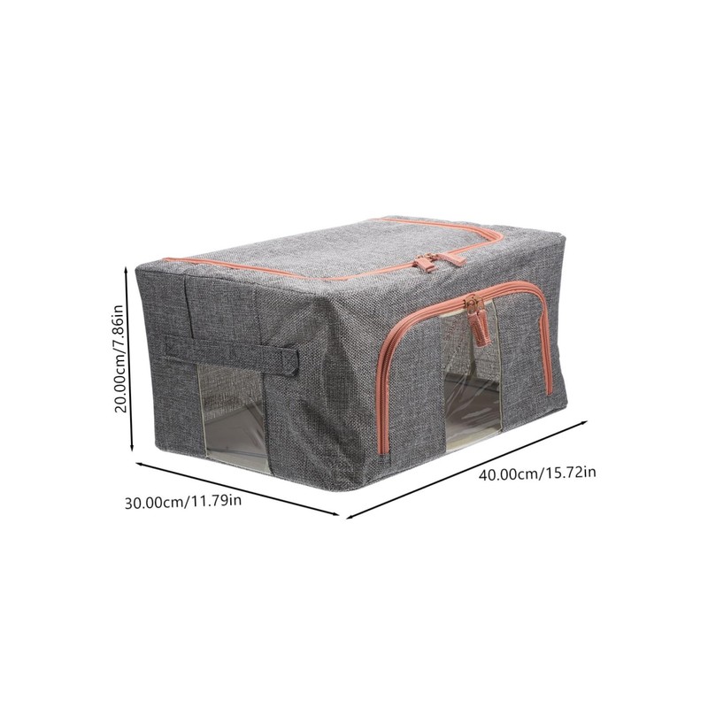 Outanaya Storage Bin for Closet Quilt Storage Case Comforter Organizer