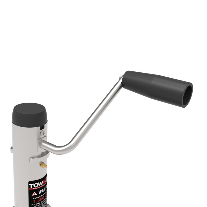 TOWKING Upgraded Spoke Wheel Trailer Jack, 10" Vertical Movement, 1500