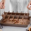 Brownie Pan, Non-Stick Brownie Baking Pan with Dividers, Brownie Cutter,Brownie