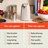bella Electric Can Opener and Knife Sharpener, Removable Cutting Lever,