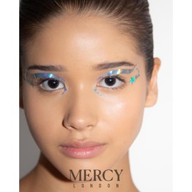 Stardust Shimmer Eyeliners by Mercy London Costume Accessories Face Gems Jewels All In One Eyes Stick On