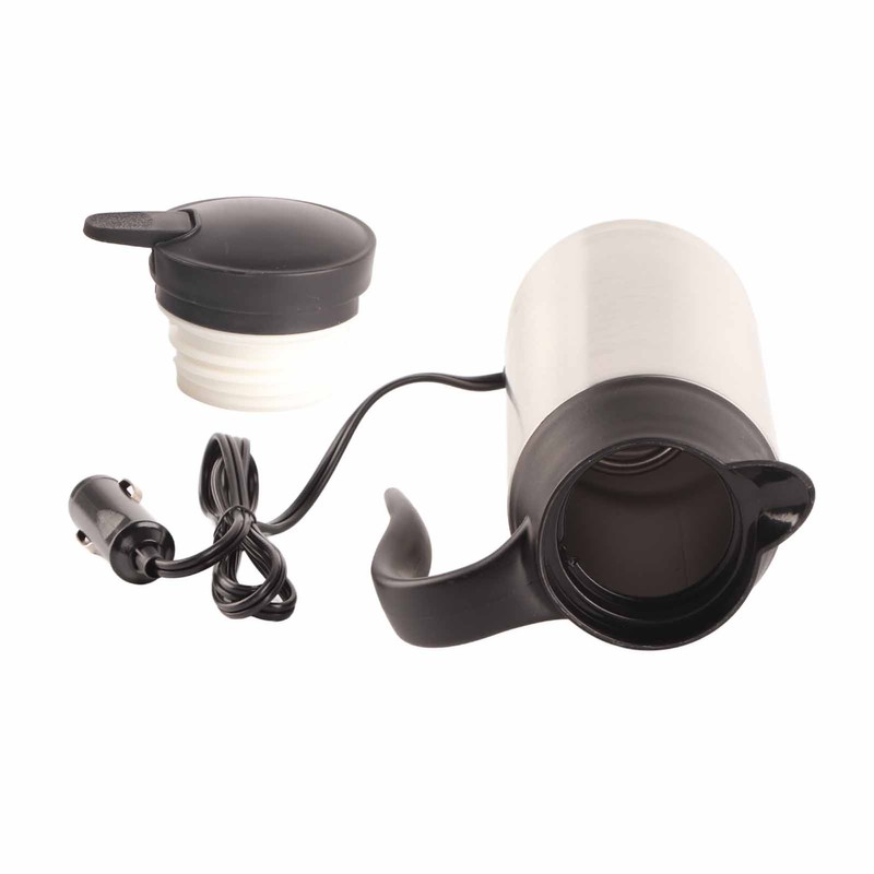 750ML Stainless Steel Car Electric Kettle Coffee Tea for Thermos