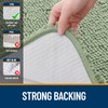 OLANLY Toilet Rugs U-Shaped 24x20, Extra Soft Absorbent Chenille Contour