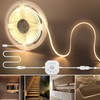 Clearhill 5V USB Motion Sensor Dimmer 320LED Strip Lights,Day or