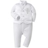 Booulfi Baby Clothes 12-18 Months Boy Bow Tie White Formal