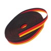 Germany Flag Fabric Ribbon 10 m x 1 cm