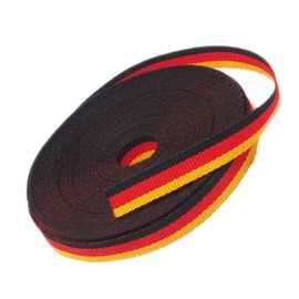 Germany Flag Fabric Ribbon 10 m x 1 cm