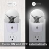 AOWULA Highland Cow Night Light,Cows Night Lights Plug into Wall