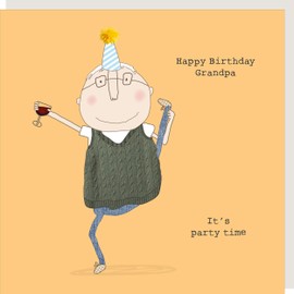 Rosie Made A Thing Grandpa It's Party Time Happy Birthday Card Greeting Cards GFR012