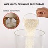 Xuthusman Capacity Airtight Glass Dry Food Storage Container Cereal Rice