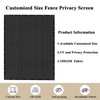 Cisvio 4'X163' Privacy Screen Fence 90% Blockage Custom Size Heavy