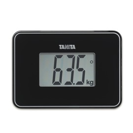 TANITA HD-386 World's Smallest Digital Bathroom Scale Easy To Travel Pearl Black