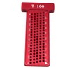 Hole Positioning Ruler Aluminum Alloy 100mm Metric Scale T Ruler
