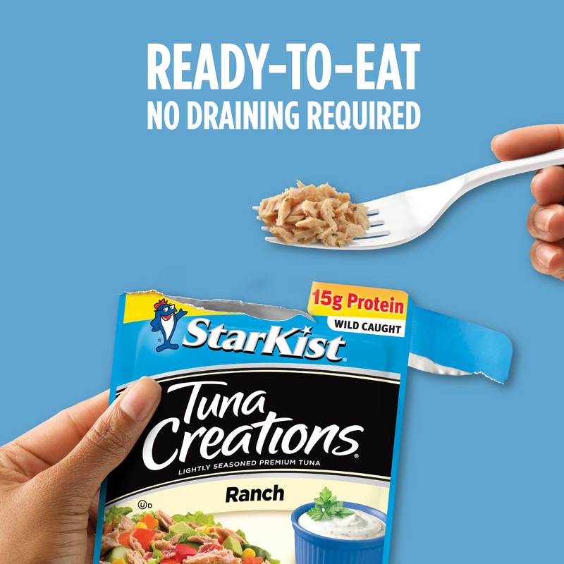 StarKist Tuna Creations Ranch, 2.6 oz Pouch (12 Pack) Ready