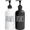 MOMEEMO Soap Dispenser Set 2 Pack, Contains Hand and Dish