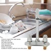 Sink Faucet 2 Handle 2 Holes Deck Plate Design Hot