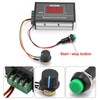 CYTGOUPER DC 6-60v 30A Motor Speed Controller,Stepless PMW Speed Regulator,DC