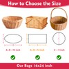 woric 12 PCS Clear Cellophane Gift Bags 16x24 Inch Easter