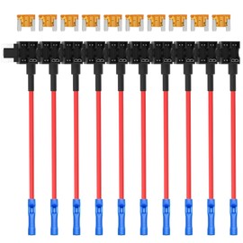 SCOOYUCK Pack of 10 Power Thief, Low Profile Mini Power Thief Car Fuse with 5A Fuse for Car Truck Boat