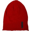 styleBREAKER Warm fine knit beanie hat with very soft fleece