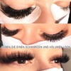 Self-Fanning Eyelashes, .03 .05 .07.10, Easy Fan Lashes for Volume