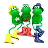 LABRIMP Resin Frog-Shaped Ornaments 3 Pack Decorative Craft Living Space