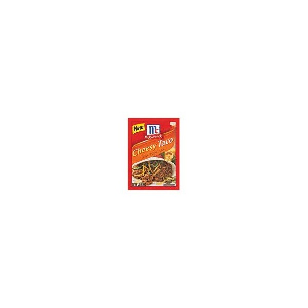 McCormick Taco Cheesy Seasoning Mix, 1.12 OZ (Pack - 24)