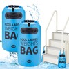 Heavy Duty Pool Ladder Weights - 50lbs Sand Fillable Universal