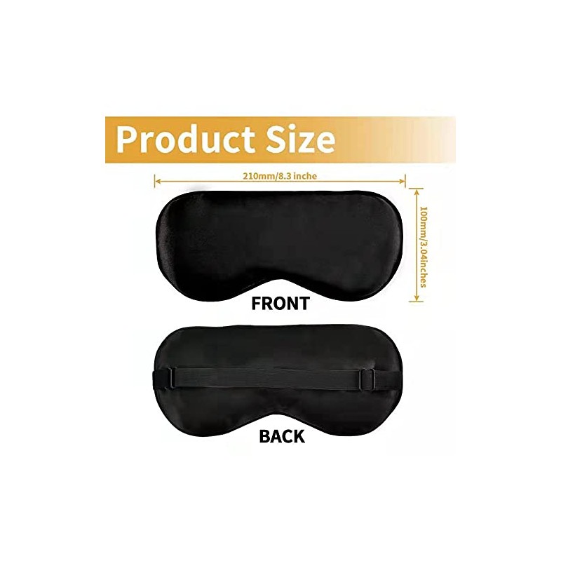 EETU Eye Mask,Blackout Sleep Eye Mask, Blindfold Silk Eye Mask,