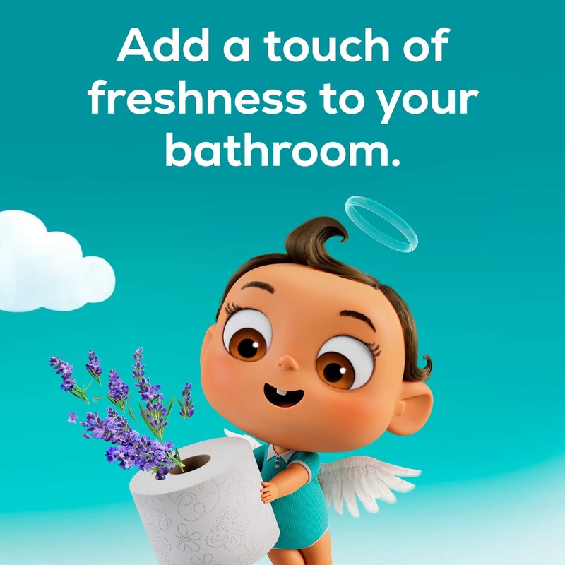 Angel Soft Toilet Paper with Fresh Lavender Scented Tube, 8