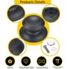 ERFGT 6 x Pot Lid Knobs, Replacement Handle Knobs, Glass