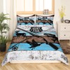 Deer Bird Fish Animal Hunting Duvet Cover Set Twin Size,Hunt