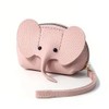 [THREE RABBITS] Mini Cute Elephant Wallet - Compact PU Coin