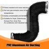 Dryer Vent Hose - 4 inch Flexible Duct, 5ft Long,