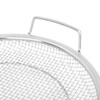 Stainless Steel Fruit Basket Double Handles Metal Mesh Drain Round