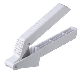 KitchenCraft Knoblauchpresse, Kunststoff, Weiß, 16 x 4 cm
