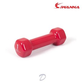 PVC Color Dumbbell Hot Pink 1.0kg / PVC컬러아령 핫핑크 1.0kg