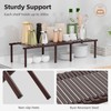 STORAGE MANIAC Set of 4 Expandable Kitchen Cabinet Organizer Shelf