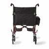 Medline Lightweight Steel Transport Chair, Folding Chair is Portable, Large
