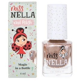 MISS NELLA Sweet-osaurus Safe Special chrome Nail Polish for Kids, Non-Toxic & Odour Free Formula for Children and Toddlers, Natural Water Based for Easy Peel Off