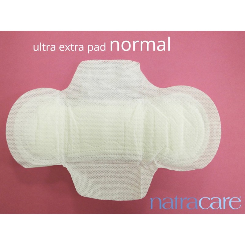 Natracare Organic Regular Day Sanitary Napkins with Feathers, Ultra Pad,
