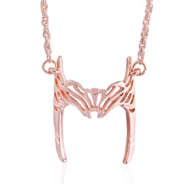 Sphers Scarlet Witch Necklace Wanda Maximoff Necklace Superhero Wanda Headpiece Pendant Women Gift