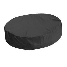 Amagogo Protection Round Swimming Pool Covers Sandbox Canopy 210D Oxford Cloth Accessories Sandbox Dust Cover for Dog Swimming Pool Outdoor Beach, 122cmx30cm