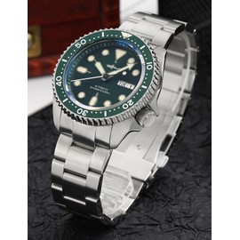 TACTICAL FROG Heimdallr SKX007 Dive Watches for Men, NH36A Movement C3 Luminous Mens Automatic Watches, 200 Meter Water Resistant, Multi-Color