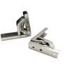2pcs Stainless Steel 90 Degree Folding Shelf Hinge Bracket Hidden