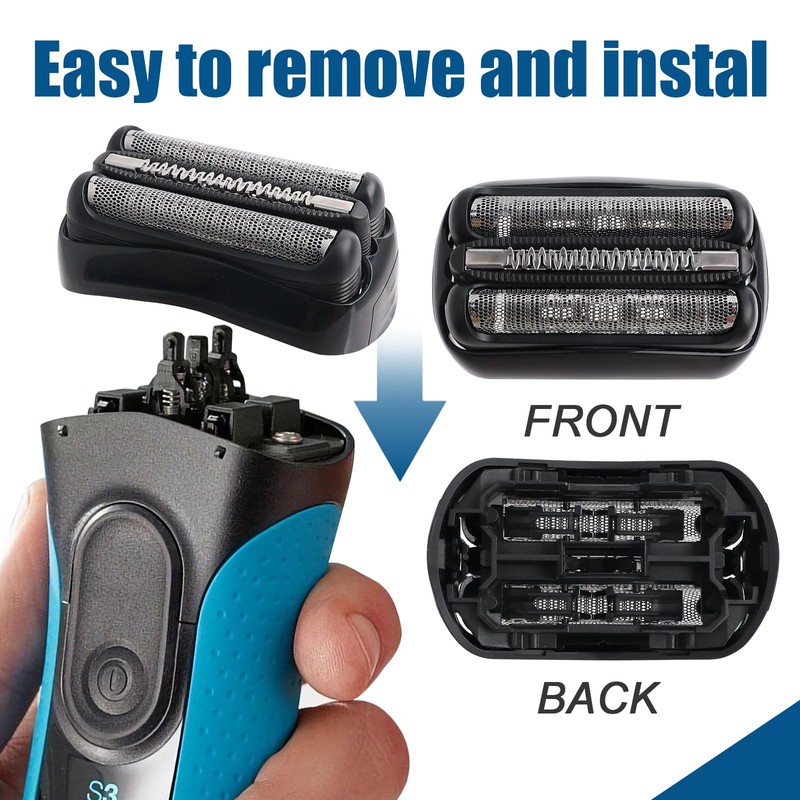 Pack of 2 Series 3 Shaving Head 21B Replacement Shaver